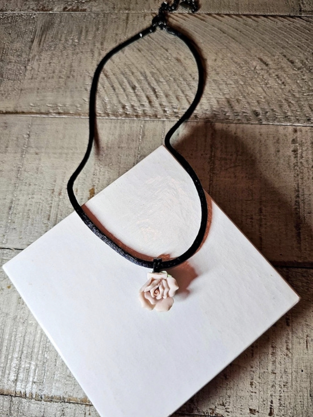 1928 Jewelry Co Vintage Bundle Romantic Pink Porcelain Rose Necklace 🌸 NWT - Picture 6 of 10